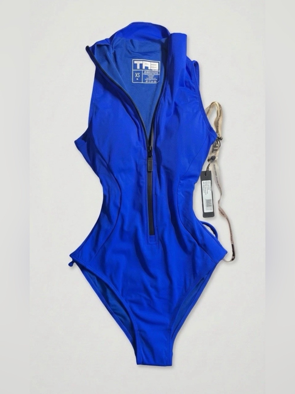 NWTs TA3 Surfy sleeveless one piece swimsuit - Sapphire blue - Size XS Regular